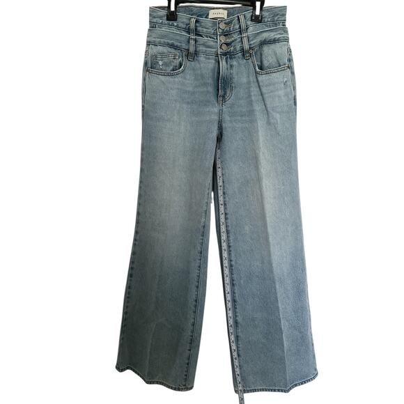 Pacsun Eco Medium Indigo Double Waistband Mid Rise Baggy Jeans Size 26 - Picture 11 of 15
